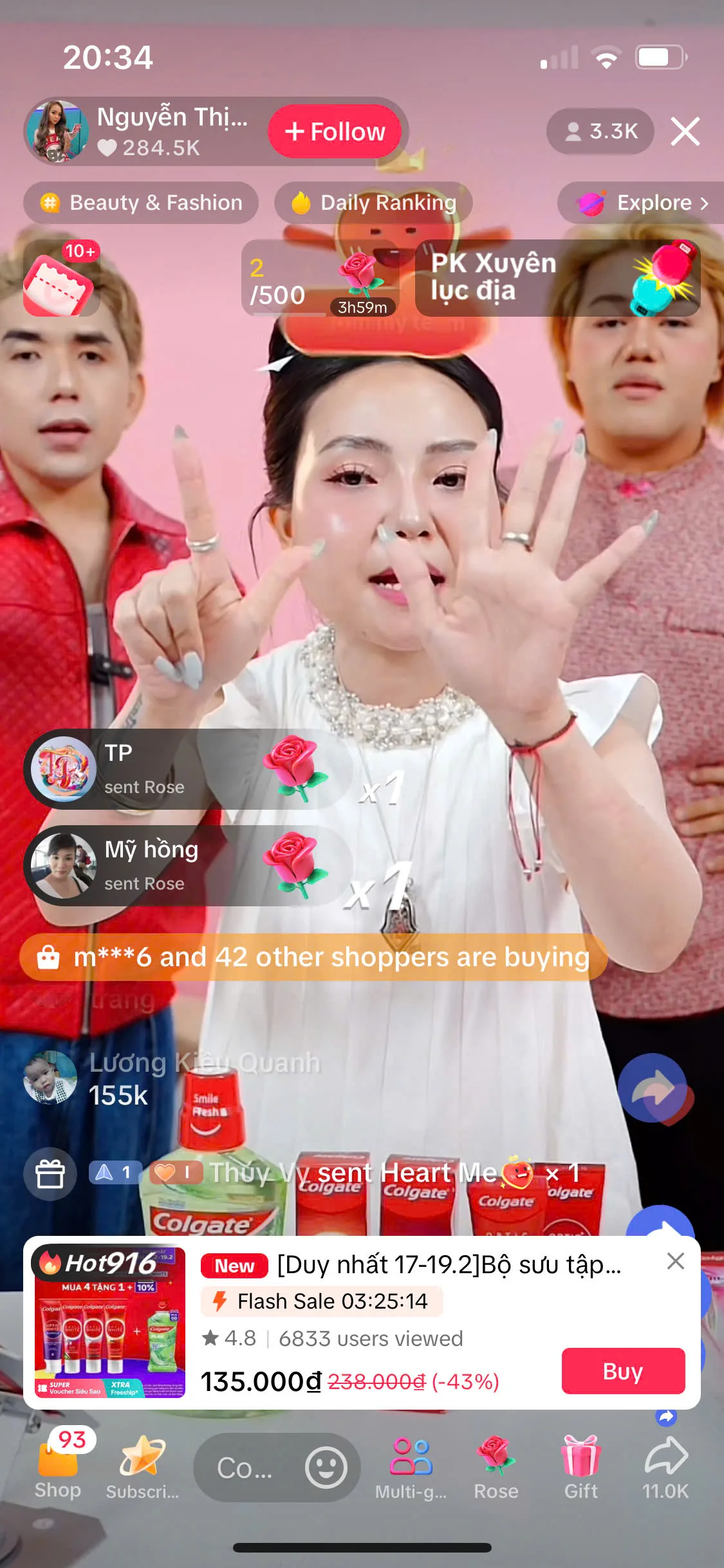 Colgate TikTok Shop livestream